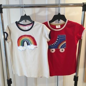 NWOT Hanna Andersson 2 Retro Ringer Tees 160